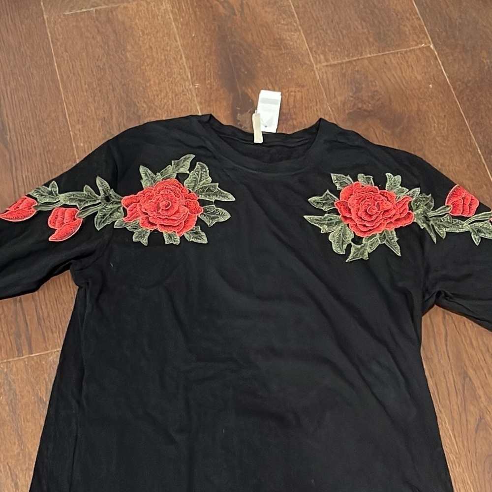 NWT Emma + Sam Black Cotton Dress Size XS - Picture 2 of 4